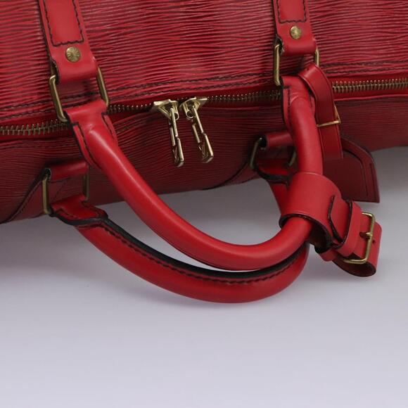 LOUIS VUITTON Epi Keepall 60 Boston Bag Red M42947 - Picture 7 of 16